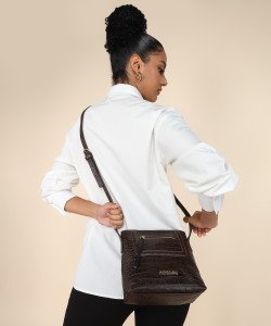 HIDESIGN Brown Sling Bag INAYA