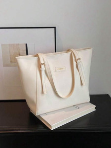 SIMPLEGALS White Tote Women Solid Tote Bag