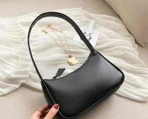 alsalime Black Hand-held Bag baguette bags for girls