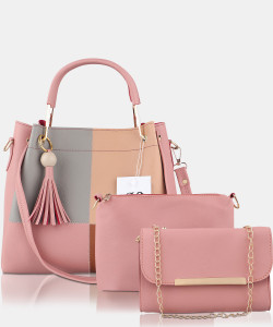 LIKE STYLE Pink Shoulder Bag Women hand bag