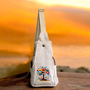 Anesha White Sling Bag Super Fashion Chest & Crossbody Sling Bag – Eco-Friendly & Stylish Travel Bag