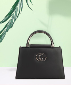shreedha Black Sling Bag with D Handle - SHD CG1004