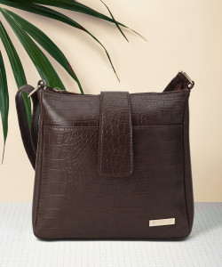 STOIC Brown Sling Bag Women Pu leather Single Compartment