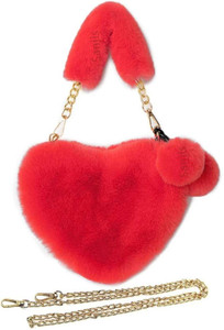 DENLLY Red Sling Bag GIRLS HEART STYLE SLING BAG