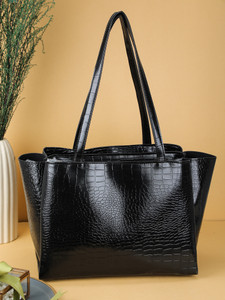 The Fashion Peepa Black Hand-held Bag Black Stylish Hand Beg for women