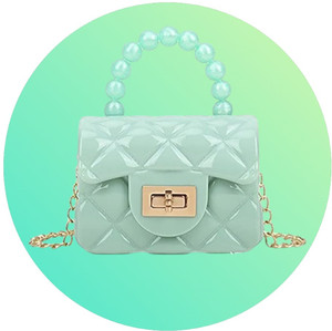 JILLSTUART]☆TOFFEE NUT JELLY STITCH POINT SHOULDER BAG