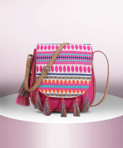Anekaant Pink Sling Bag Geomat