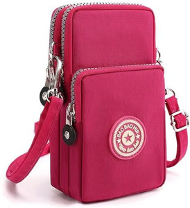 SYGA Red Sling Bag Cross-Body Mobile Phone Bag Women's Cross-Body