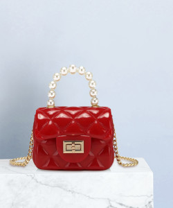 EVA Red Clutch Silicone Cute sling bags red color pack of 1