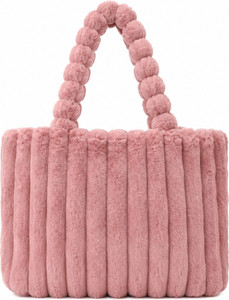 VELOURA Girls Pink Tote