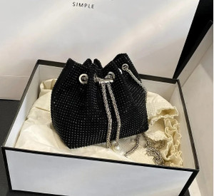 CARRY CARAT Black Sling Bag Potli Bag For Women235