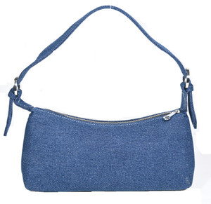 DONICY Blue Sling Bag Denim Baguette shoulder bag