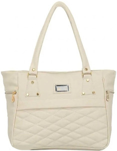 DEMARK White Hand-held Bag Women Latest hand bag for Modern Look