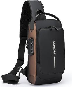 WILDHORN Multicolor Shoulder Bag Sling Crossbody Bag for Men, Stylish Chest Shoulder Bag for Men Women