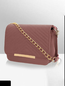 MUSRAT Maroon Sling Bag Latest Trend Party Wear Sling Bag with Adjustable Strap for Girls and Women's