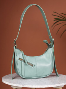 White Lily Green Shoulder Bag Green Handbags for Women Shoulder Bag