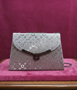 ORLENCE Silver Sling Bag SLV-GLITTER-001