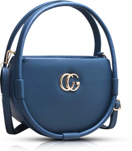 Skorpio Blue Sling Bag Round Shape Latest Design