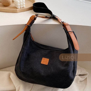 LIZIQI Black Sling Bag Trendy canvas sling bag