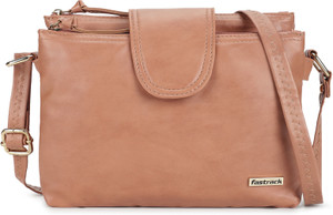 Fastrack Pink Sling Bag Solid