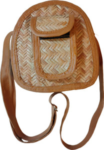 CLASSIQUE Multicolor Sling Bag Bamboo Shital Pati Camera Bag
