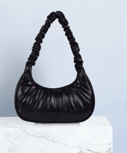 DIXON Black Shoulder Bag Casual Classic Shoulder Trendy Fashionable Daytrip Slingbag For Women