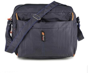 TRUE MAKER Blue Sling Bag Unisex Messenger Crossbody Side Bag Adjustable Strap Travel, Office, Daily Use