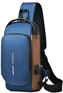 Alison Blue Shoulder Bag Sling Bag For Men - Image 6