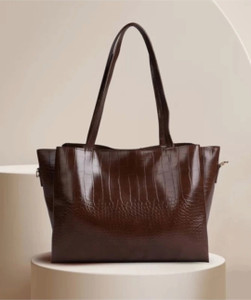 AVERAA Brown Hand-held Bag FANCY HAND BAG FOR WOMEN