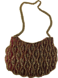 FashionKing Maroon Sling Bag PU2-Bridal Red