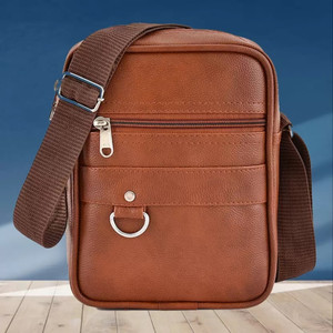 SAMTROH Tan Sling Bag SM_Mini Bag For Men And Women