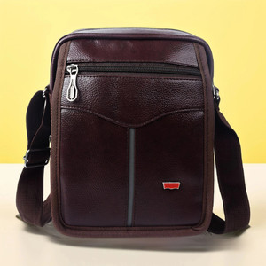 Brandroot Brown Sling Bag Sling Bag/Shoulder Bag for Men/Travel Bag/Cross Body Bag/Office