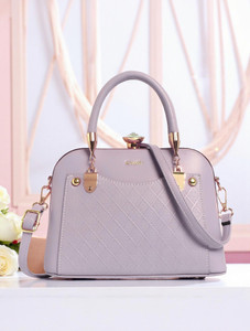 Exotic Purple Satchel Diamond Elegance Sling & Clutch | Luxury Party & Wedding Bag