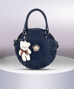 SHAMRIZ Blue Sling Bag Round Sling Bag-BlUE