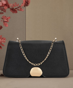 Fastrack Black Sling Bag Solid