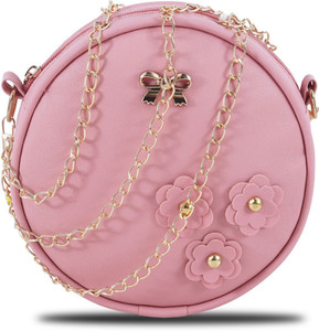 Cleto Pink Sling Bag CLT-PK_ROUND_14