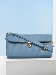Fastrack Blue Sling Bag Quilted Blue Sling Bag