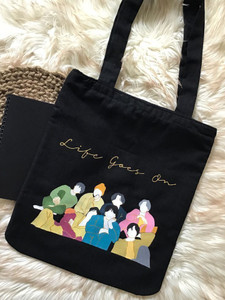 THE SACK CO Black Tote Fashionable Tote Bag