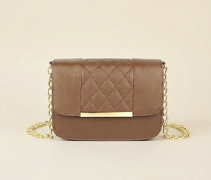 ARNLC Tan Sling Bag For Women With Adjustable strap (2L Capacity,1 Compartemnt)