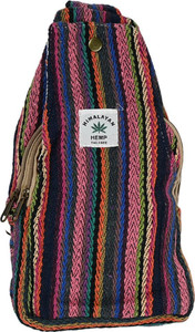 Onish Multicolor Sling Bag Handmade Hemp Sling Bag – Boho Style Crossbody Bag
