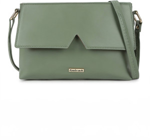 Fastrack Green Sling Bag Solid