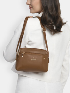 LAVIE Tan Sling Bag Stud Stacy 3C Sling Bag