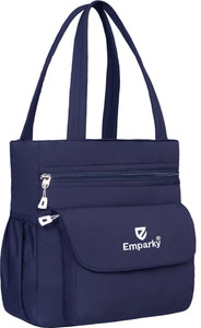 Emparky Blue Shoulder Bag Elegant with Ethnic Design
