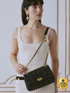 Miraggio Black Sling Bag Donatella Crossbody Bag For Women, Gift Items For Woman