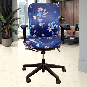 Eleganta Polyester 1 Seater Chair Checkered Cover