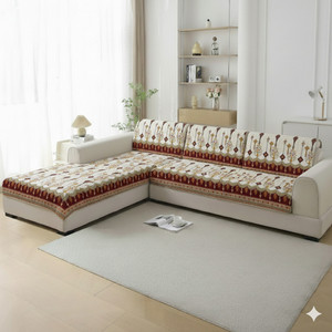 iLiv Velvet 3+3 Seater L-Shape Sofa Pack of 6 - Image 4