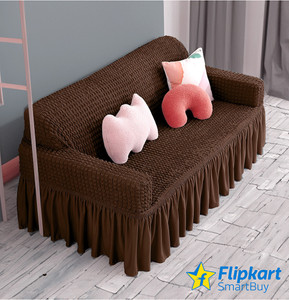 Flipkart SmartBuy Polyester 2 Seater Sofa Plain Cover