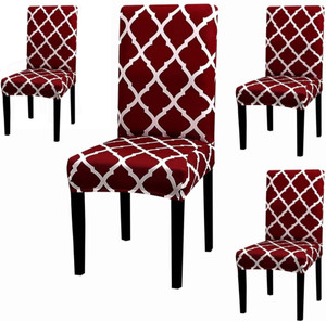 Rabhnoor Polycotton Geometric 1 Seater Chair Cover