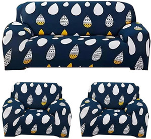 FurShine Polyester Abstract 3+1+1 Seater Sofa Cover