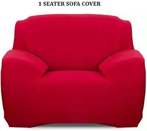 WeClever Polycotton Plain 1 Seater Sofa Cover